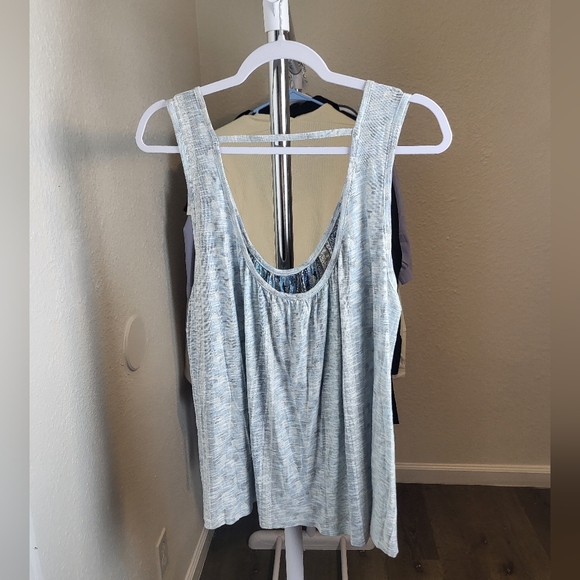 Lucky Brand Floral Boho Babydoll Reversible Tank Medium - Picture 4 of 8